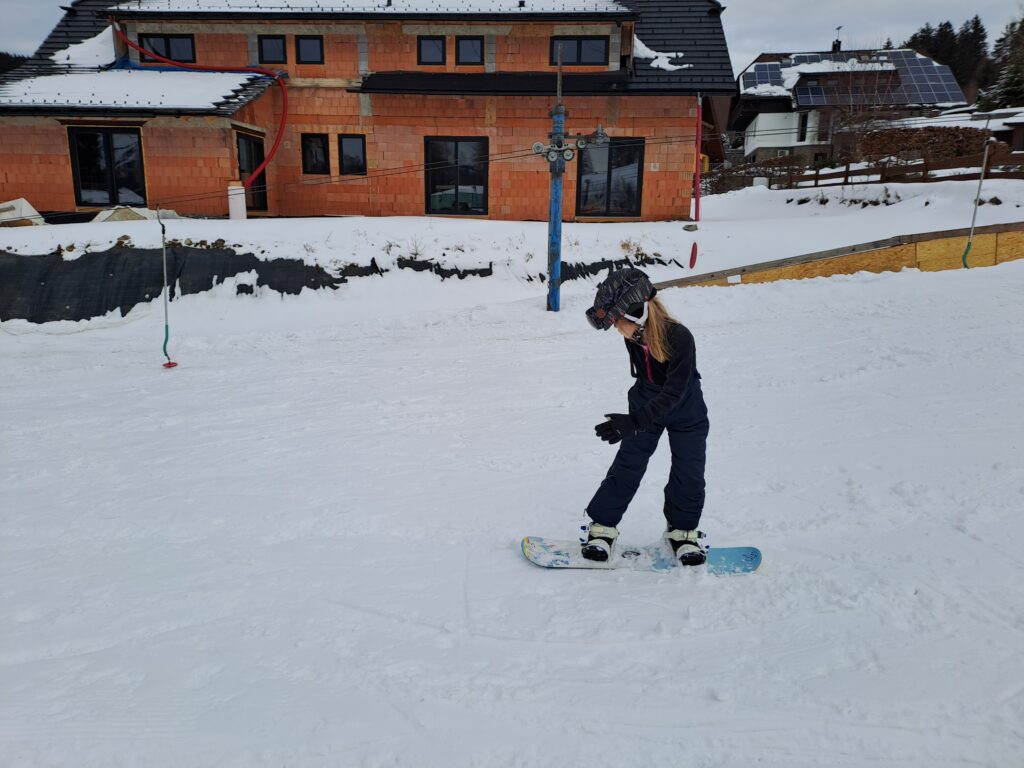 snowboarding